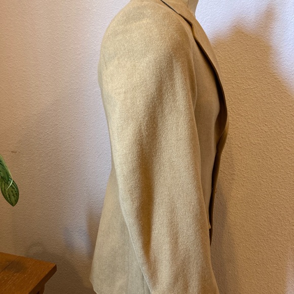 Vintage Camel Wool Blazer Jacket Derby of San Francisco - Picture 11 of 13